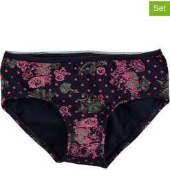 Majtki (2 pary) w kolorze granatowo-różowym. Różowe majtki dziewczęce Schiesser Girls. W wyprzedaży za 42,95 zł.