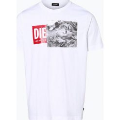 Diesel - T-shirt męski, czarny. Czarne t-shirty męskie Diesel, m, z aplikacjami. Za 229,95 zł.