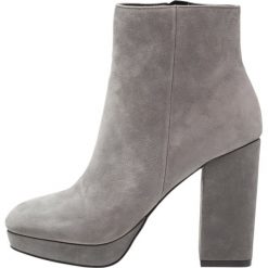 Botki damskie: Even&Odd Botki na obcasie grey