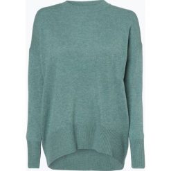 Marie Lund - Damski sweter z wełny merino, zielony. Zielone swetry klasyczne damskie Marie Lund, l, z dzianiny. Za 249,95 zł.