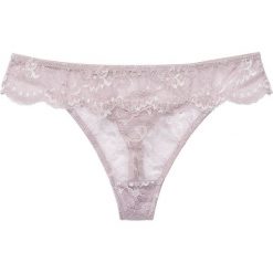 Stringi mini-tanga bonprix dymny bez. Fioletowe majtki damskie bonprix, z koronki. Za 29,99 zł.