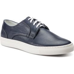 Sneakersy QUAZI - QZ-23-02-000183 107. Niebieskie sneakersy męskie QUAZI, na co dzień, bez wzorów, ze skóry, eleganckie, bez zapięcia. Za 299,00 zł.