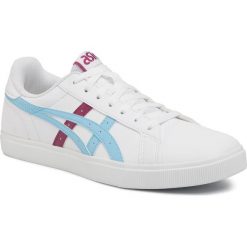 Sneakersy ASICS - Classic Ct 1192A136 White/Arctic Sky 105. Białe półbuty damskie Asics, ze skóry ekologicznej. Za 249,00 zł.