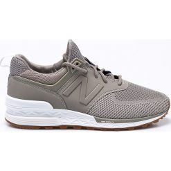 New Balance - Buty MS574EMG. Zielone buty fitness męskie marki New Balance, z gumy, na sznurówki. W wyprzedaży za 399,90 zł.