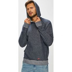 Blend - Bluza. Niebieskie bluzy męskie Blend, s, bez wzorów, z bawełny, z kapturem, bez rękawów, z kapturem. W wyprzedaży za 99,90 zł.