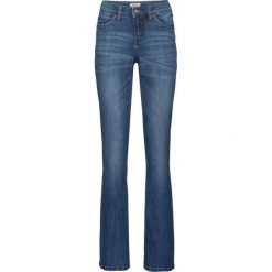 Wygodne dżinsy ze stretchem BOOTCUT bonprix niebieski. Niebieskie jeansy damskie bonprix. Za 74,99 zł.