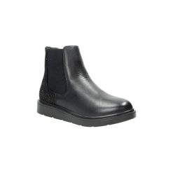 Buty S.barski BOTKI 45-5. Czarne botki damskie marki S.barski, na wysokim obcasie, bez zapięcia. Za 59,99 zł.