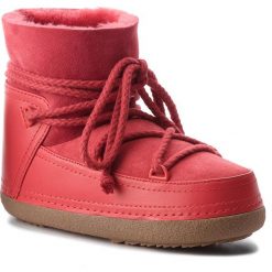 Buty INUIKII - Boot Classic 70101-7 Red. Czerwone kozaki damskie Inuikii, na zimę, ze skóry, na niskim obcasie, bez zapięcia. W wyprzedaży za 759,00 zł.