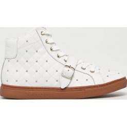Trussardi Jeans - Buty. Szare buty sportowe damskie Trussardi Jeans, z jeansu. W wyprzedaży za 479,92 zł.