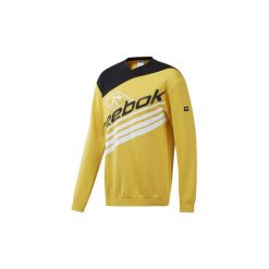 Bluzy Reebok Classic Bluza Classics Advanced Crew. Żółte bluzy męskie Reebok Classic, s, bez wzorów, bez kołnierzyka, bez rękawów, bez kaptura. Za 269,00 zł.