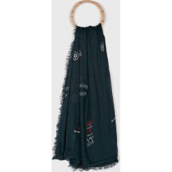 Scotch & Soda - Szal. Różowe szaliki damskie marki Scotch & Soda, bez wzorów, z tkaniny. Za 219,90 zł.