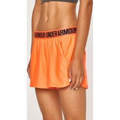 Under Armour - Szorty sportowe. Pomarańczowe spodenki sportowe damskie Under Armour, s, bez wzorów, z poliesteru, sportowe. W wyprzedaży za 69,90 zł.
