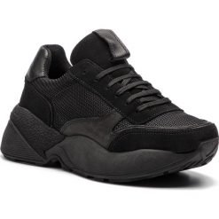 Sneakersy EVA MINGE - Bermillo 4B 18PM1372670EF 601. Czarne półbuty damskie Eva Minge, ze skóry. W wyprzedaży za 299,00 zł.
