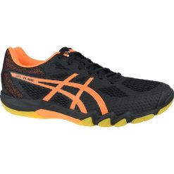 Asics Gel-Blade 7 1071A029-001 buty do squasha męskie czarne 45. Czarne buty sportowe męskie Asics, z materiału, bez zapięcia. W wyprzedaży za 359,99 zł.