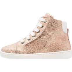 Bisgaard SHOE WITH LACES Tenisówki i Trampki wysokie gold. Żółte trampki chłopięce marki Bisgaard, z materiału. Za 439,00 zł.