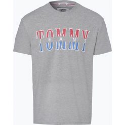 Tommy Jeans - T-shirt męski, szary. Szare t-shirty męskie z nadrukiem Tommy Jeans, m, z jeansu. Za 129,95 zł.