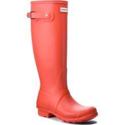 Kalosze HUNTER - Org Tall WFT1000RMA Orange. Pomarańczowe kalosze damskie Hunter, z aplikacjami, z tworzywa sztucznego. W wyprzedaży za 389,00 zł.