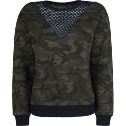 Bluzy damskie: Fashion Victim Camo Sweatshirt Bluza damska kamuflaż