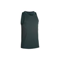 Koszulka bez rękawów fitness kardio męska FTA 500 zielona-khaki. Koszulki męskie DOMYOS. Za 39,99 zł.