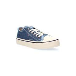 Buty Tommy Hilfiger EM0EM00298 LOWCUT. Niebieskie trampki męskie TOMMY HILFIGER, bez wzorów, bez zapięcia. Za 244,01 zł.