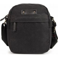 Bawełniana torba na ramię unisex 2JUS by DAAG Zone 5 czarna - Czarny. Czarne torby męskie skórzane daag, bez wzorów, z bawełny, na ramię. Za 79,99 zł.