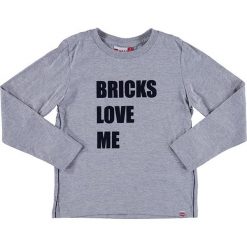 T-shirty chłopięce z długim rękawem: Koszulka „Thomas” w kolorze szarym