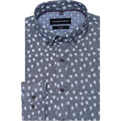 Koszula SIMONE KDWS000328. Szare koszule męskie Giacomo Conti, m, bez wzorów, button down, z długim rękawem. Za 149,00 zł.