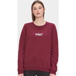Bluza z napisem - Bordowy. Czerwone bluzy damskie House, s, z napisami, bez rękawów, bez kaptura. Za 59,99 zł.