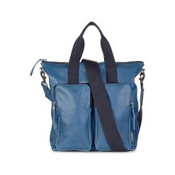 ECCO Casper - Niebieski - Sra - Torby. Niebieskie torby męskie skórzane marki ecco, w paski, z bawełny, eleganckie, na ramię. Za 1599,00 zł.