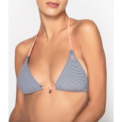 Stroje dwuczęściowe damskie: Góra bikini w paski, trójkątne miseczki