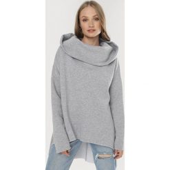 Szara Bluza Nephepise. Szare bluzy damskie Born2be, s, bez wzorów, bez rękawów, z kapturem. W wyprzedaży za 99,99 zł.