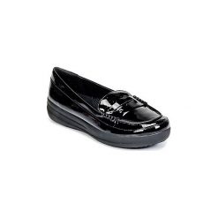 Mokasyn FitFlop F-SPORTY PENNY LOAFER. Czarne buty sportowe damskie marki FitFlop, bez wzorów, sportowe. Za 487,20 zł.
