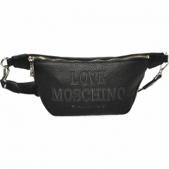 Love Moschino nerka damska JC4292-PP08-KN0-000 czarna. Czarne nerki damskie Love Moschino, w paski, eleganckie, bez dodatków. Za 569,00 zł.