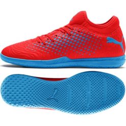 Buty halowe Puma Future 19.4 It M 105549 01. Czerwone buty sportowe męskie Puma, z materiału, bez zapięcia, do piłki nożnej. W wyprzedaży za 229,00 zł.