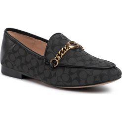 Mokasyny COACH - Helena Loafer Sig G4776 233484 Black/Black. Czarne mokasyny damskie Coach, na co dzień, bez wzorów, ze skóry ekologicznej, bez obcasa, na obcasie, bez zapięcia. Za 539,00 zł.