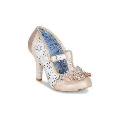 Czółenka Irregular Choice PAPILLON. Białe czółenka damskie Irregular Choice, bez wzorów, bez obcasa. Za 589,00 zł.