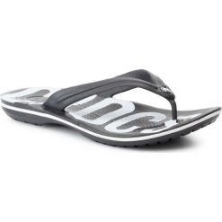 Japonki CROCS - Crocband Printed Flip 205943 Black/White. Czarne klapki damskie Crocs, bez wzorów, z tworzywa sztucznego, bez obcasa. Za 109,00 zł.