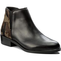Botki KANNA - KI7702 Iseo/Pony Negro/Camu. Czarne botki damskie na obcasie marki Kanna, ze skóry. W wyprzedaży za 299,00 zł.
