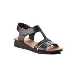 LASOCKI ARC-2052-03. Czarne sandały damskie Lasocki, bez wzorów, ze skóry, bez obcasa, bez zapięcia. Za 119,99 zł.