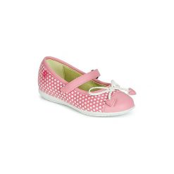 Baleriny Dziecko Agatha Ruiz de la Prada GLOW. Różowe baleriny dziewczęce marki Agatha Ruiz de la Prada, bez wzorów, bez obcasa. Za 229,00 zł.