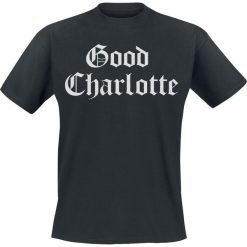 T-shirty męskie: Good Charlotte White Logo T-Shirt czarny