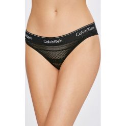 Calvin Klein Underwear - Figi. Różowe figi damskie marki Calvin Klein Underwear, m, z elastanu. Za 89,90 zł.