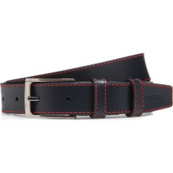 Pasek męski 85-8M-303-7. Niebieskie paski męskie Wittchen, w paski, z materiału, eleganckie. Za 129,00 zł.