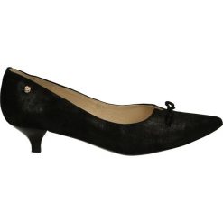 Czółenka - ZC6918804 NER. Czarne buty ślubne damskie Venezia, ze skóry. Za 229,00 zł.