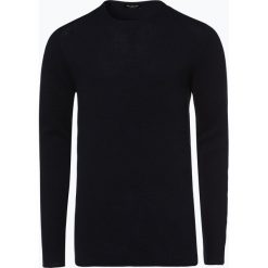 Selected - Sweter męski – Rocky, niebieski. Niebieskie swetry męskie Selected, m, bez wzorów, z dzianiny, eleganckie, bez kołnierzyka, bez kaptura. Za 179,95 zł.