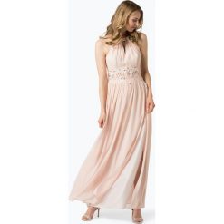 Marie Lund - Damska sukienka wieczorowa, beżowy. Brązowe sukienki damskie Marie Lund, bez wzorów, z koronki, eleganckie, bez kołnierzyka, bez rękawów. Za 649,95 zł.