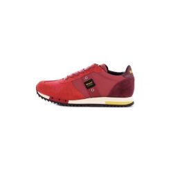 Buty Blauer 9SQUINCY01/NYL. Czerwone trampki męskie Blauer, bez wzorów, bez zapięcia. Za 384,03 zł.