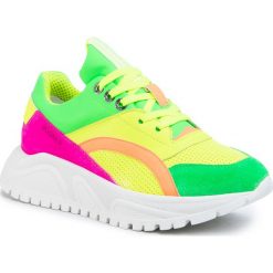 Sneakersy BOGNER - New Malaga 4 B 201-2992 Neon 60. Żółte półbuty damskie Bogner, bez wzorów, ze skóry, bez obcasa, na płaskiej podeszwie, bez zapięcia. W wyprzedaży za 899,00 zł.