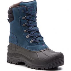 Śniegowce CMP - Kinos Snow Boots Wp 3Q48867 77AA. Niebieskie śniegowce męskie marki CMP, bez zapięcia. W wyprzedaży za 279,00 zł.