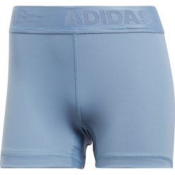 Spodenki sportowe damskie ADIDAS ALPHASKIN SHORT TIGHT / CE3946 - ALPHASKIN SHORT. Niebieskie spodenki sportowe damskie Adidas, bez wzorów, sportowe, krótkie, na fitness i siłownię. Za 129,00 zł.